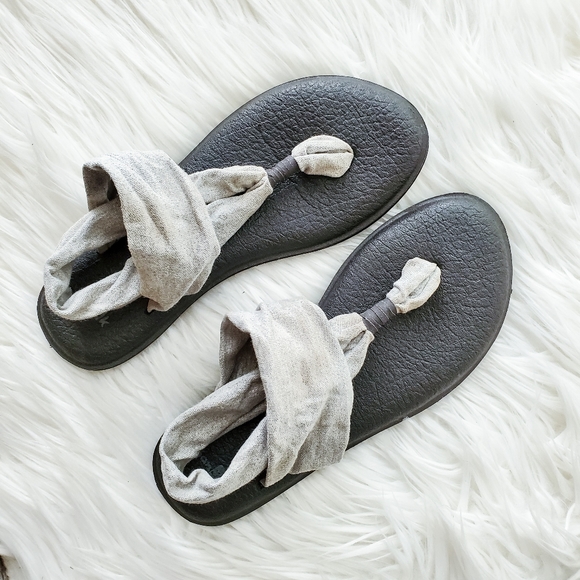Sanuk Shoes - Sanuk Gray Yoga Sling Sandals